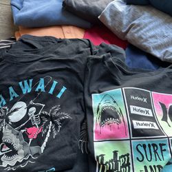 20 Boys Shirts- Hollister, Old Navy, Etc Size 10/12 , 14/16