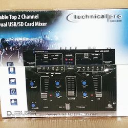 Professional 2 Channel Mixer Bluetooth USB SD Mp3 Auxiliary Equalizer Mic Input 🚨 Payment Options Available 🚨 No Credit Needed 🚨 