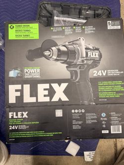 FLEX 24V Brushless 1/2" Drill Driver Kit FX1171T-2K Turbo Mode