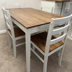Dining table with 4 chairs