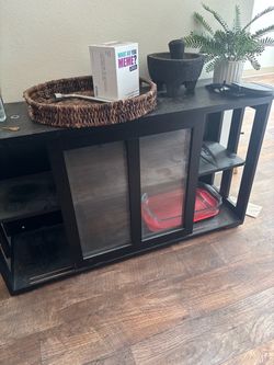 Black cabinet