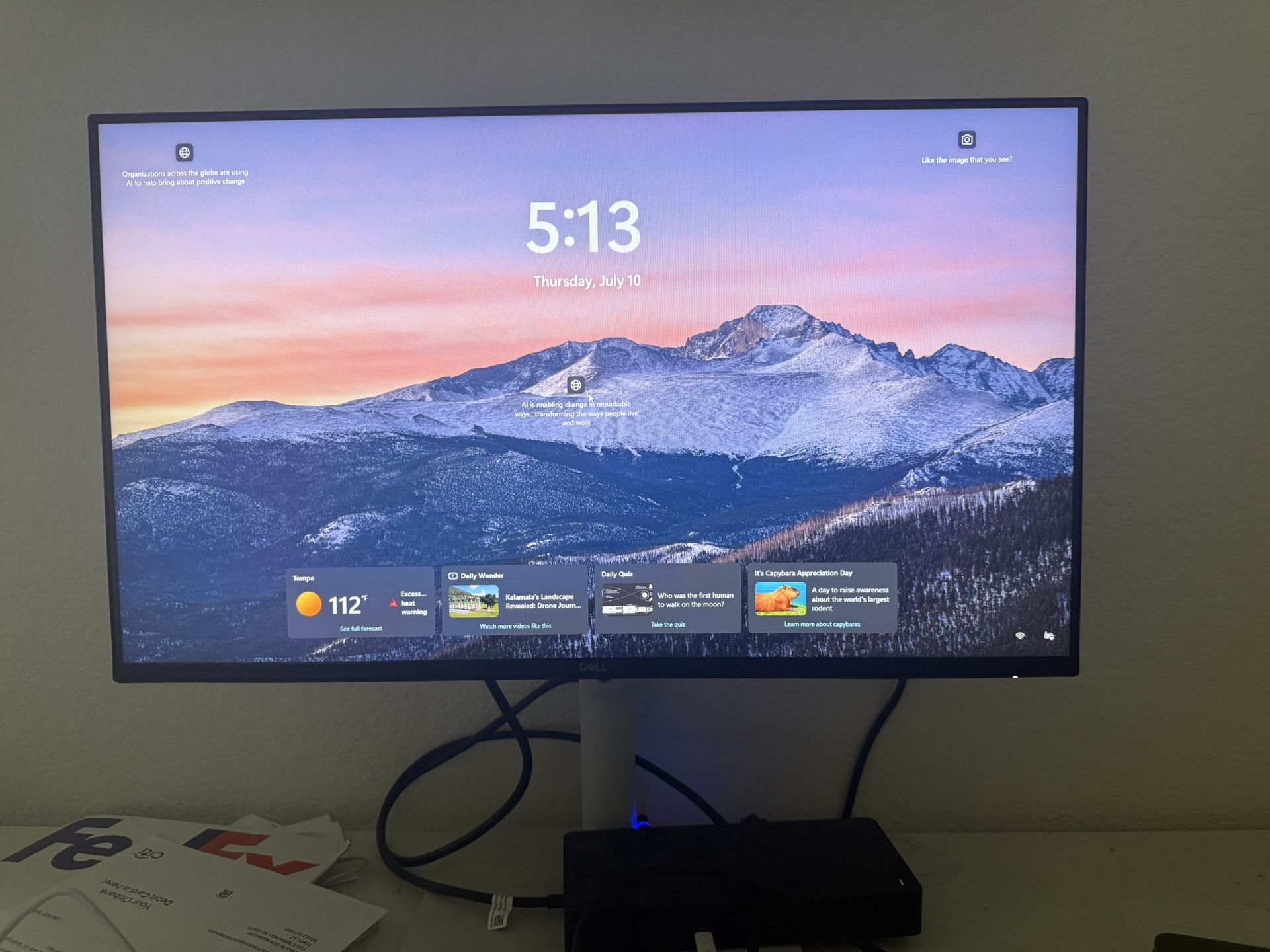 Dell QHD monitor