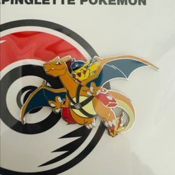 Pokemon Center Exclusive 2025 Special Delivery Pikachu & Charizard Pin