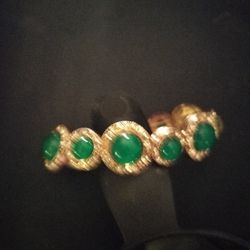 Green Crystal Bracelet 