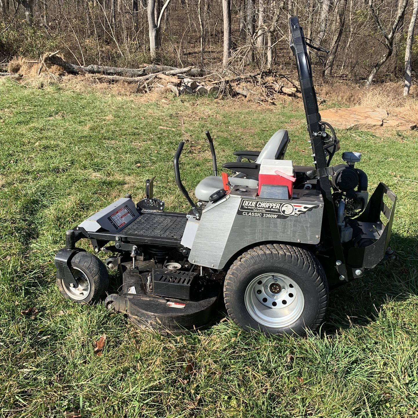 Dixie Chopper 3360w Zero Turn With Beer Cooler