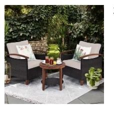 Matching Garden Lounge Chairs With Table