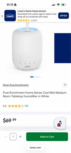 Pure enrichment cool mist dehumidifier