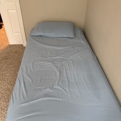 Twin Mattress + Bed Frame 