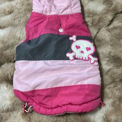 Dog Jacket Snow Cold Weather Clothes Pink