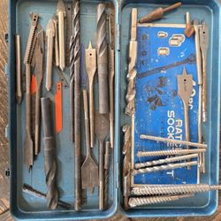  Vintage Mixed drill Bits 