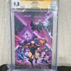 X-Men #22 CGC 9.8 Signature Series Williams Virgin Edition Signed By Scott Williams