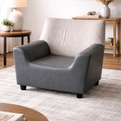 Modern Accent Chair – Two Tone Gray