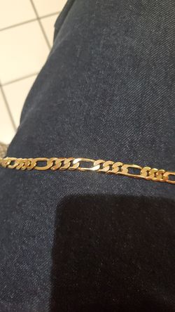 14k gold plated bracelet