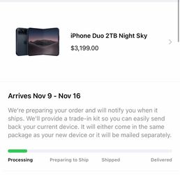 iPhone Duo Night Sky 2tb - AT&T