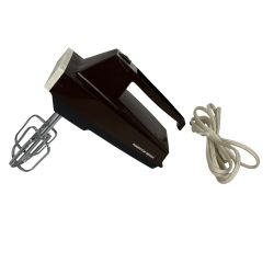 Vintage Hamilton Beach Retro Hand Mixer Model 107 Brown