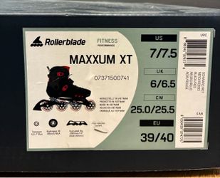 Rollerblade Maxxum XT Skates Mens Size 7 - 7.5 red black