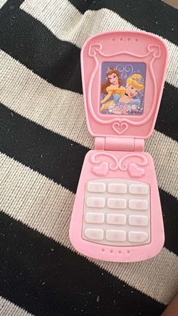 Pink squeaky Disney princess phone