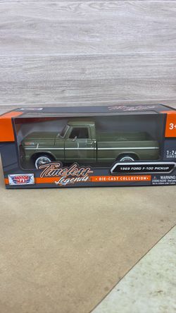 Motor Max 1969 Ford F-100 Pickup Die-Cast 1:24
