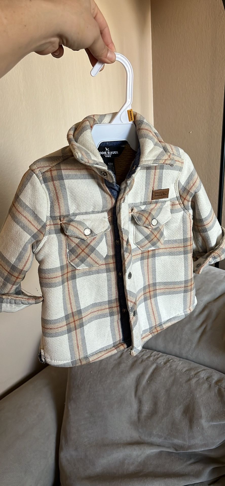Eddie Bauer Fleece Lined Jacket 
