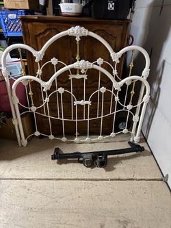 Queen headboard and footboard