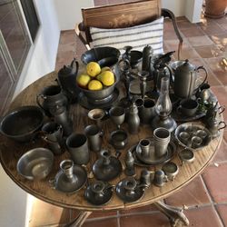 Beautiful Collection Of Pewter Set