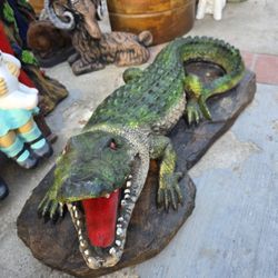  For Sale Crocodile Statue 