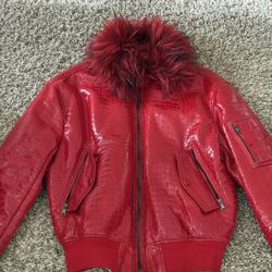 Red Hudson Fur Jacket