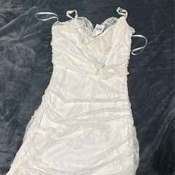 Windsor White Lace Dress M