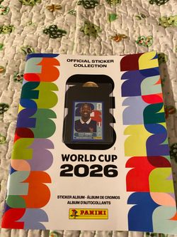 Dembele blue border 2026 World Cup sticker.