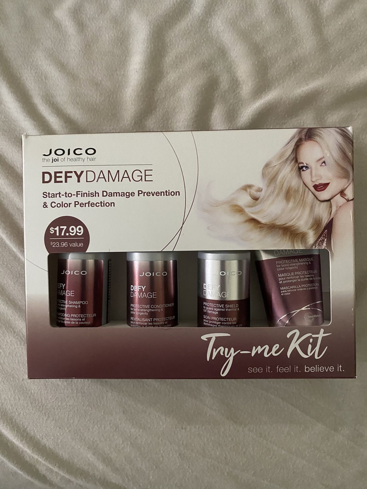 Joico Defy Damage Try Me Kit Brand New
