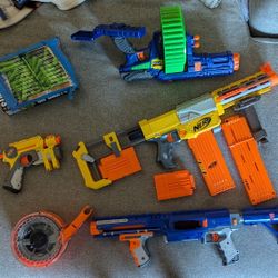 Nerf Raider, Nerf Recon, Nerf Pistol and Dart Gun