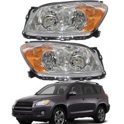 Headlights Assembly Repalcement for RAV 4 2009 to 2012 Driver and Passenger Side