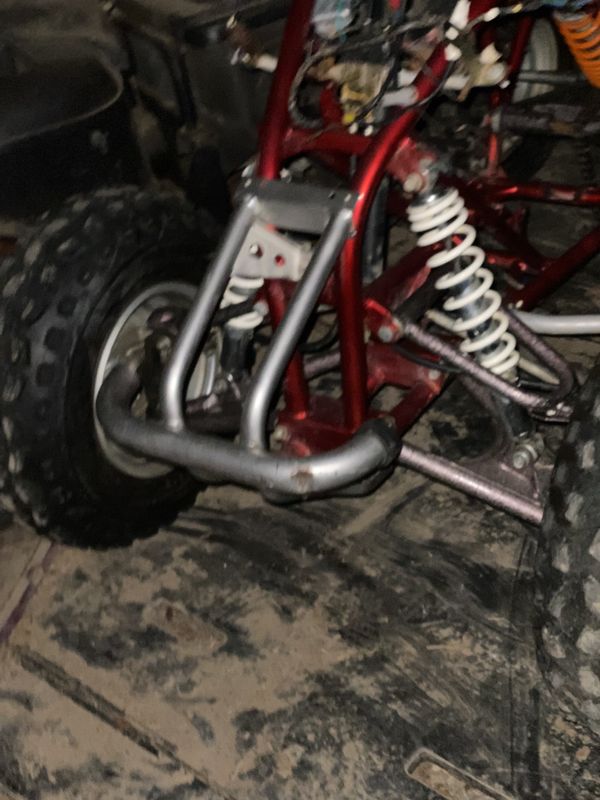 Yamaha Blaster frame has upgrades rear disk brake $500, with rebuilt