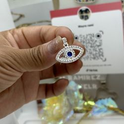 925 Sterling Silver Pendant Eye 👁️ 