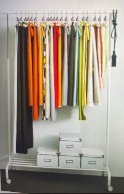 IKEA White Hanging Rack