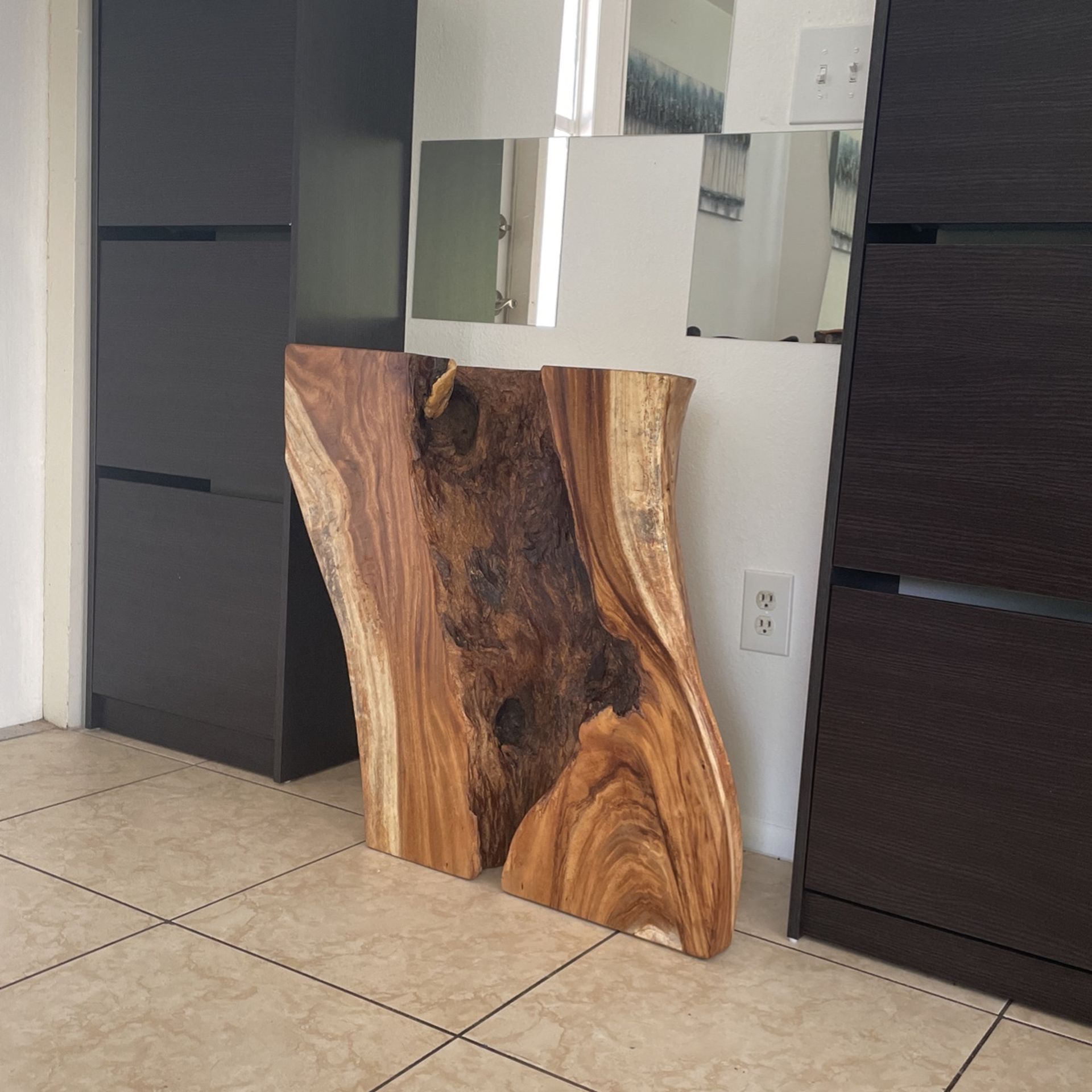 Rustic Coffee/Console Table , Live Edge 