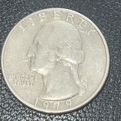 1979 And 1965 No Mint Mark Error Quarters 