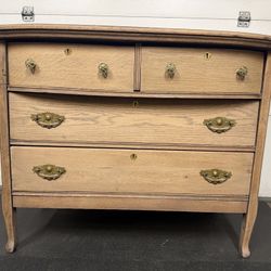 Solid Oak Dresser- Refinished 