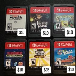 Nintendo Switch Games