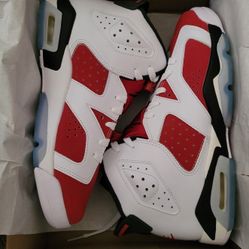 Jordan 6 Carmines Size 7