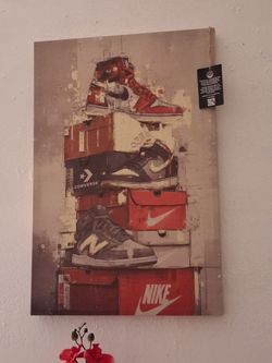Sneaker Canvas Wall Art Print