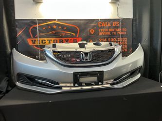 HONDA CIVIC 2013-2015 FRONT BUMPER with GRILLE OEM