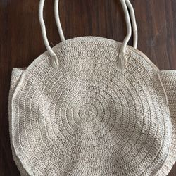 H&M Round Straw Bag
