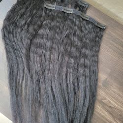 10pc hair extensions human hair 15in