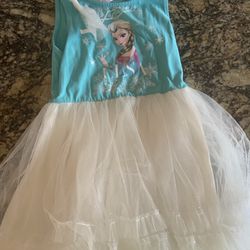 Girl’s Disney Elsa tutu dress size 10/12