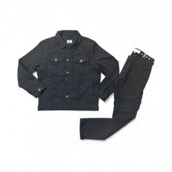 MAISON NOIR PREMIUM APPAREL Jean Jacket & Pants Set – Size Large