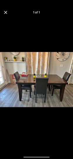Table and chairs