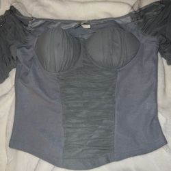 Black Off Shoulder Top 