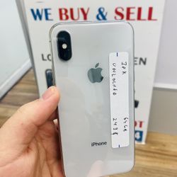 iPhone X Unlocked/64gb