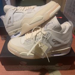 Air Jordan Retro 4 Offwhite Sail